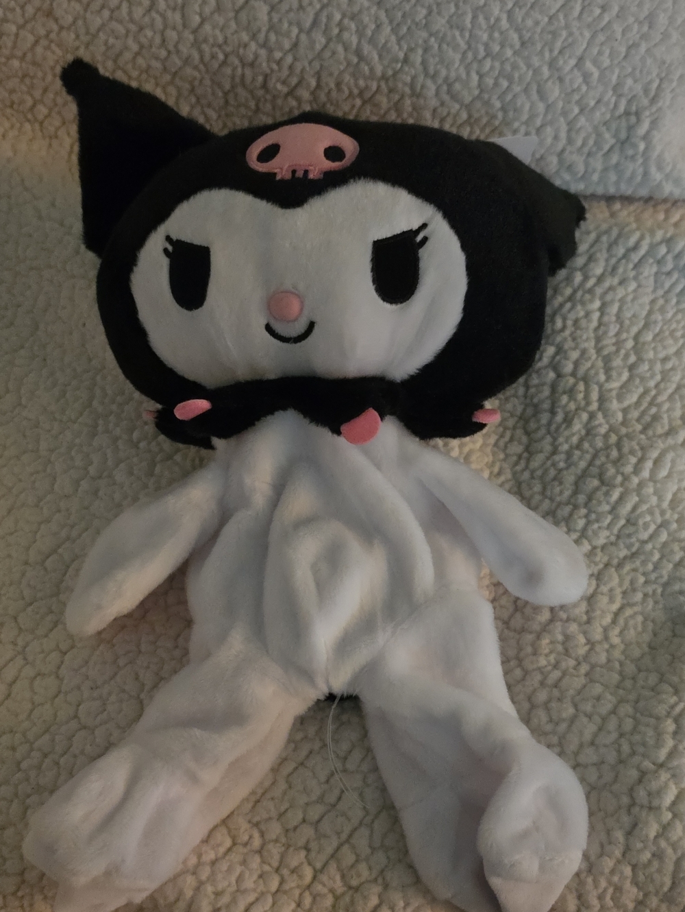 Build-A-Bear Kuromi Plush Tag — Black, White & Pink